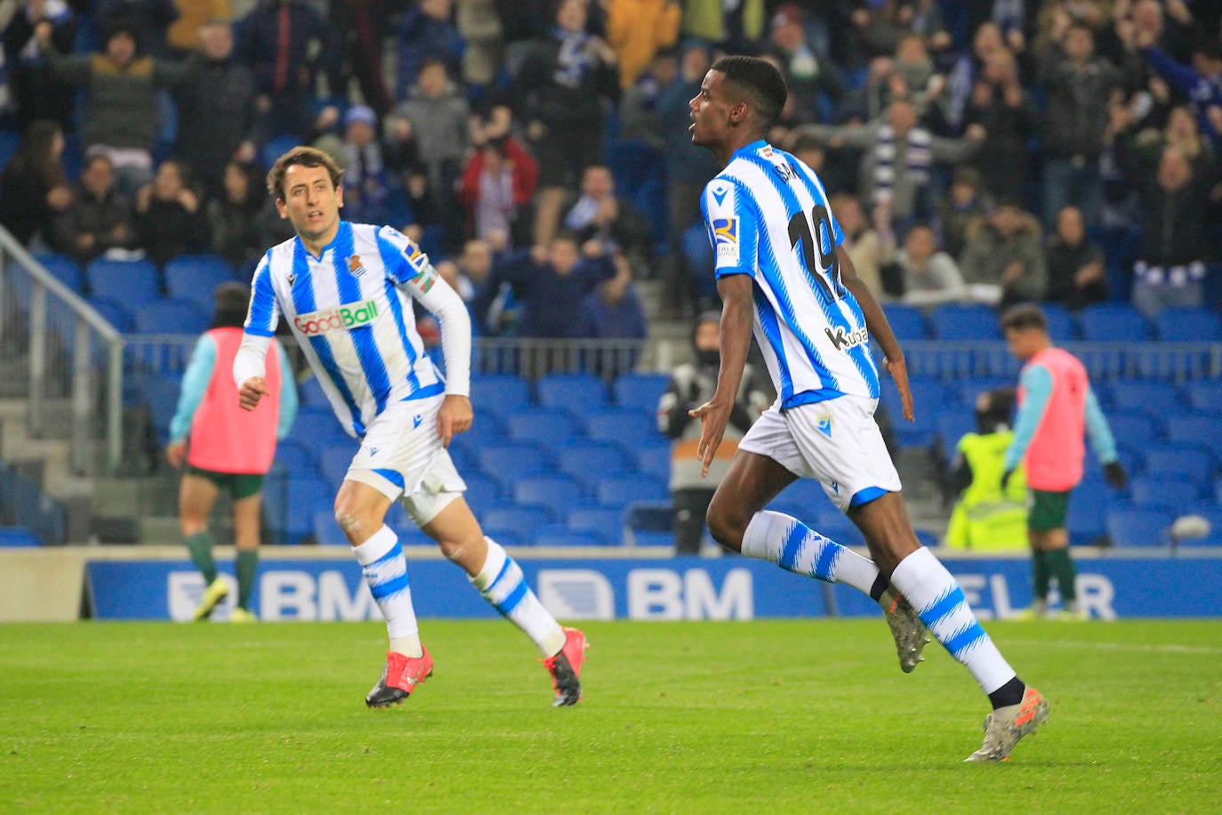 Buen ambiente en la eliminatoria copera que ha enfrentado a los realistas contra el Espanyol