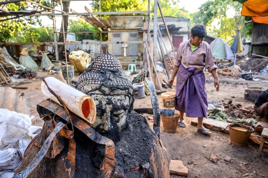 Fotos: La fábrica de budas