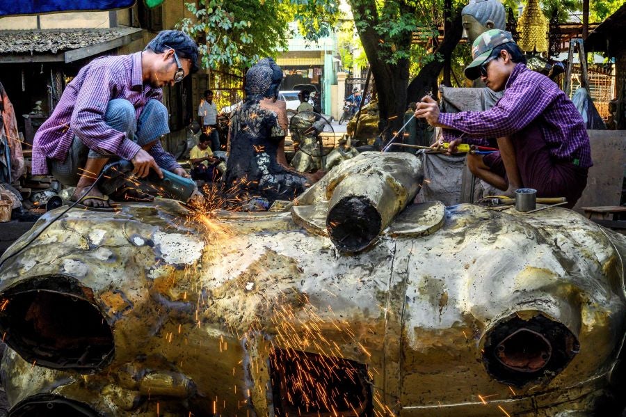 Fotos: La fábrica de budas