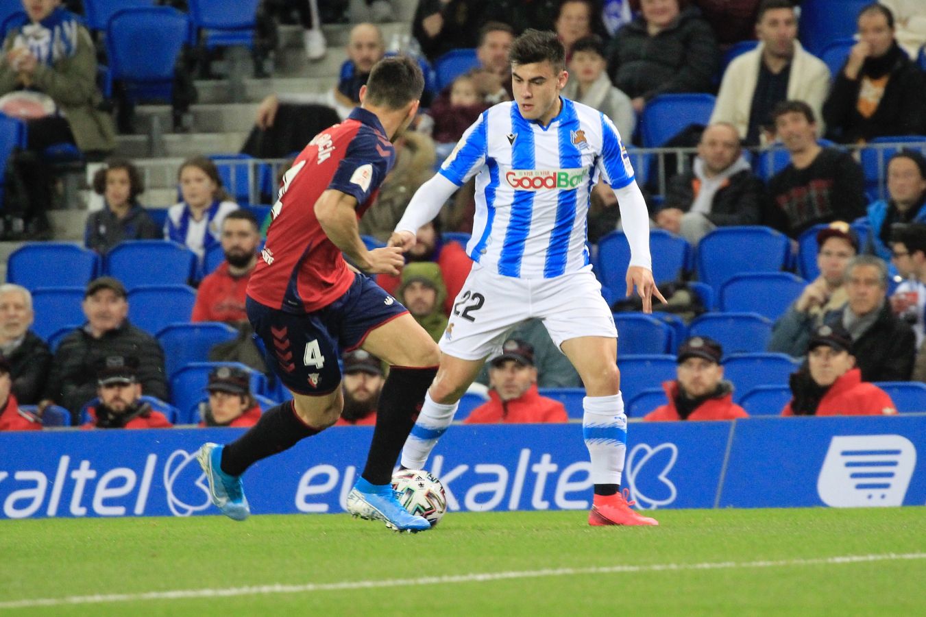 La Real Sociedad sigue soñando con la Copa tras eliminar a Osasuna. Los txuri-urdin estarán en el bombo de cuartos