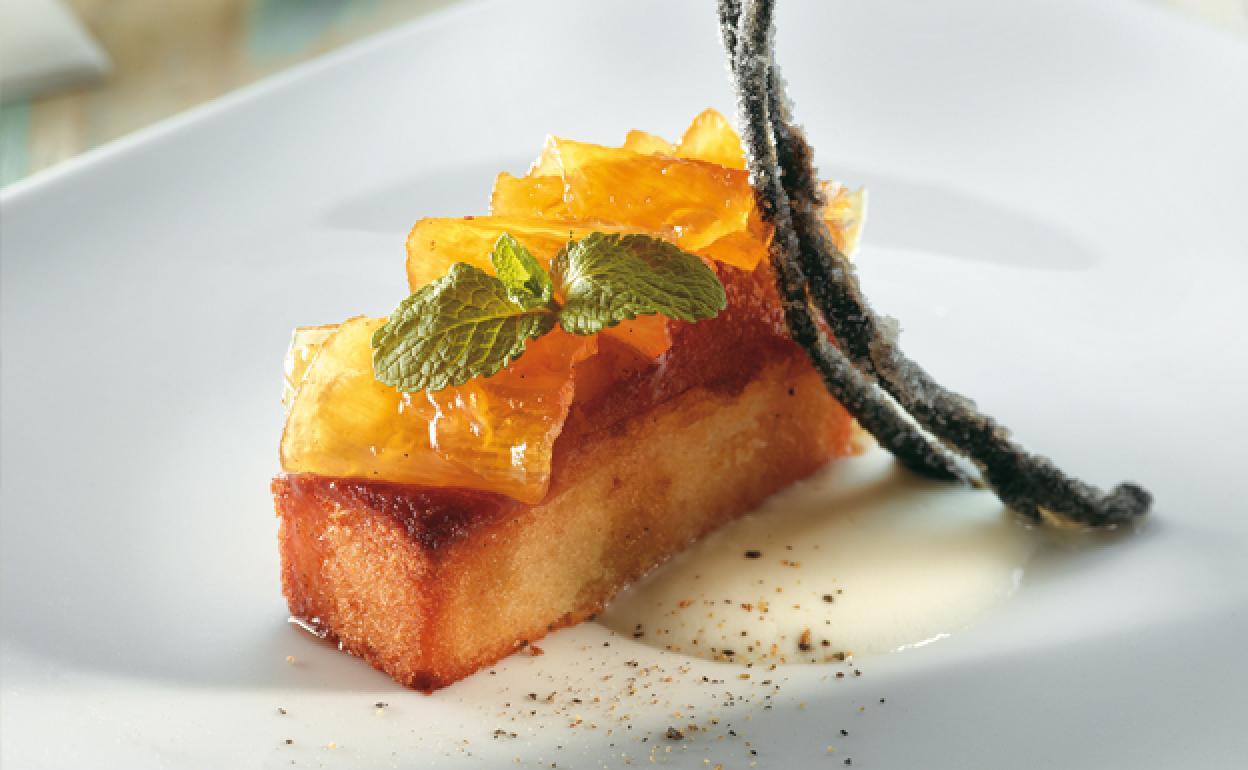 Magdalenas de almendra con limonada de verbena de Martín Berasategui