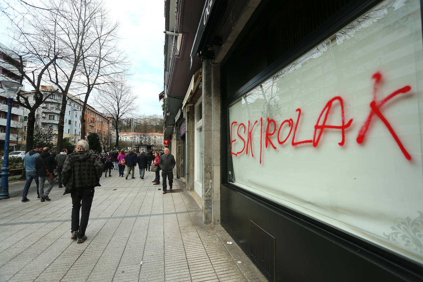 La incidencia de la huelga general del 30 de enero convocada por ELA y LAB ha tenido una incidencia dispar en Gipuzkoa.