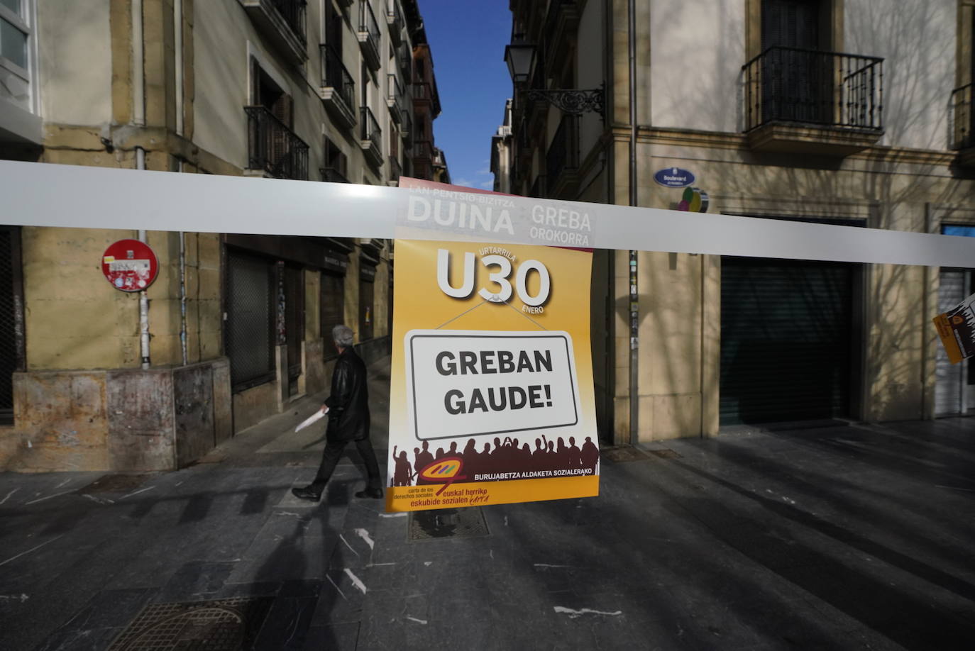 La incidencia de la huelga general del 30 de enero convocada por ELA y LAB ha tenido una incidencia dispar en Gipuzkoa.