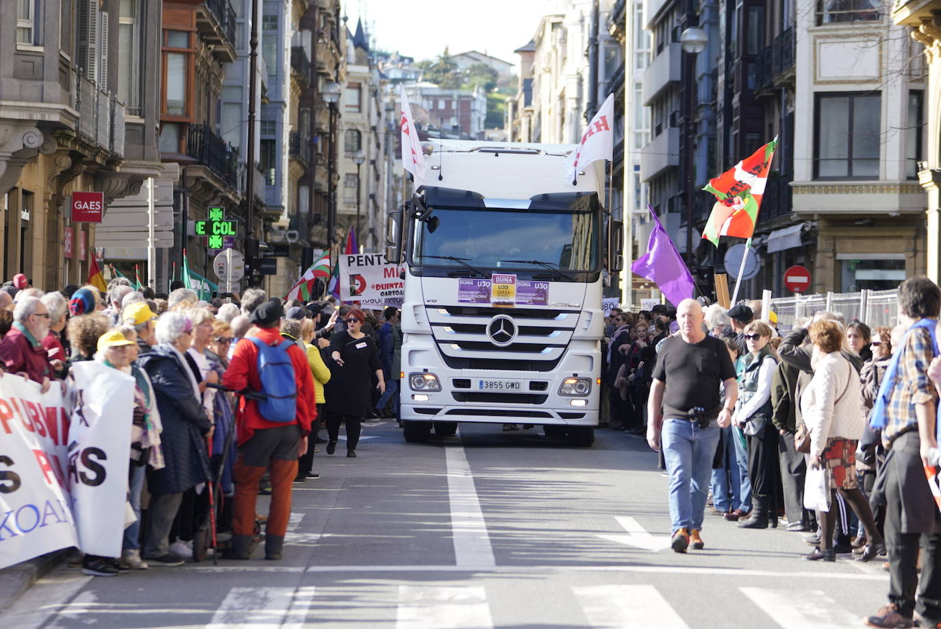 La incidencia de la huelga general del 30 de enero convocada por ELA y LAB ha tenido una incidencia dispar en Gipuzkoa.