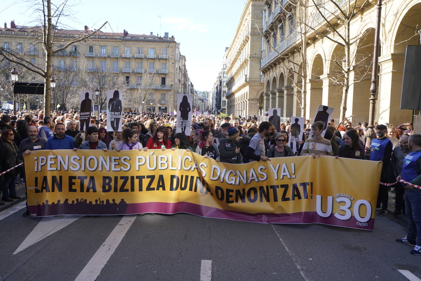 La incidencia de la huelga general del 30 de enero convocada por ELA y LAB ha tenido una incidencia dispar en Gipuzkoa.