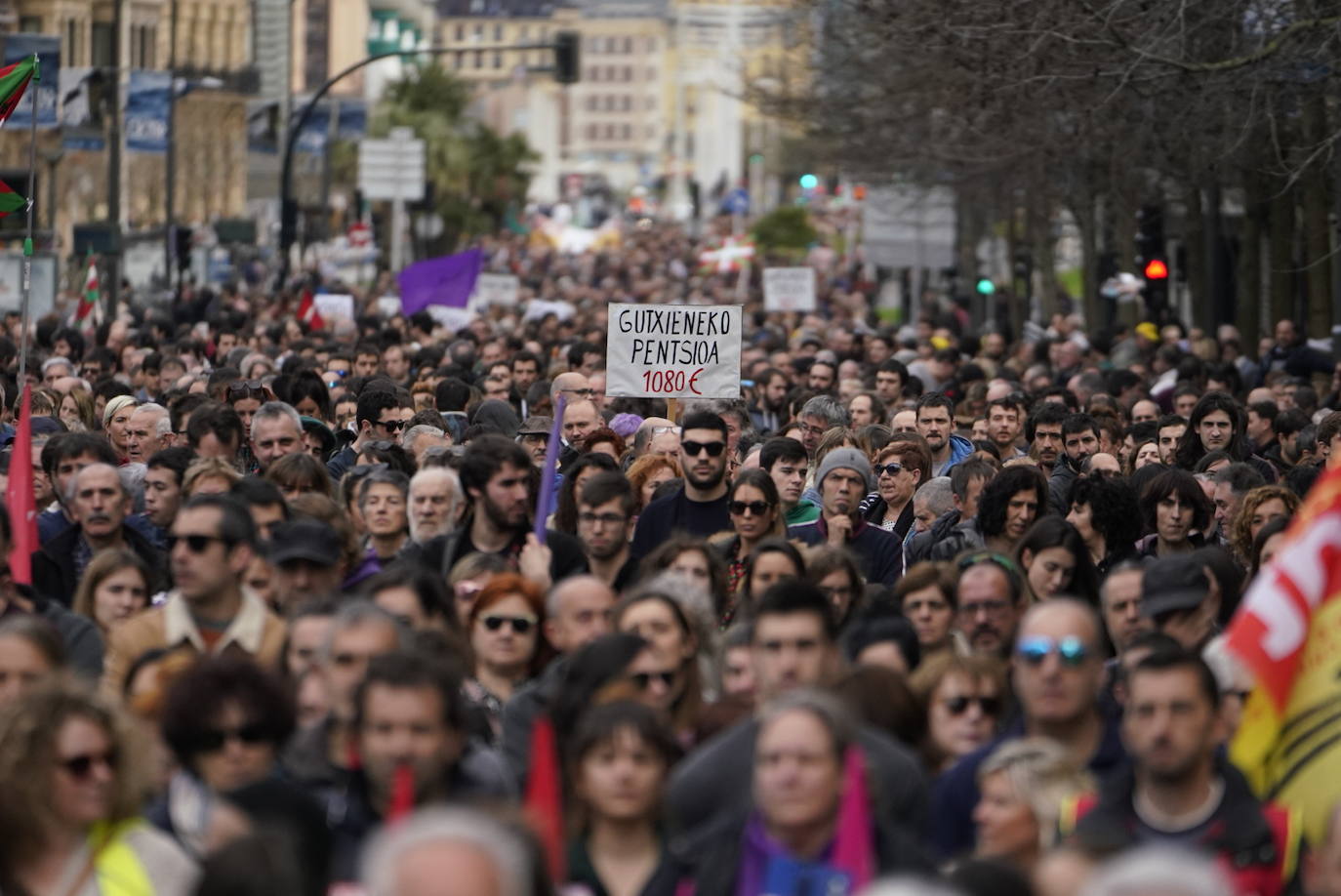 La incidencia de la huelga general del 30 de enero convocada por ELA y LAB ha tenido una incidencia dispar en Gipuzkoa.
