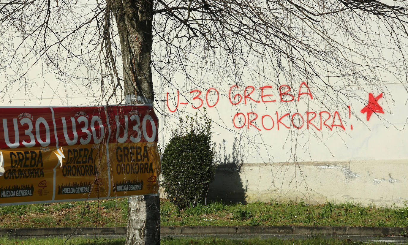 La incidencia de la huelga general del 30 de enero convocada por ELA y LAB ha tenido una incidencia dispar en Gipuzkoa.