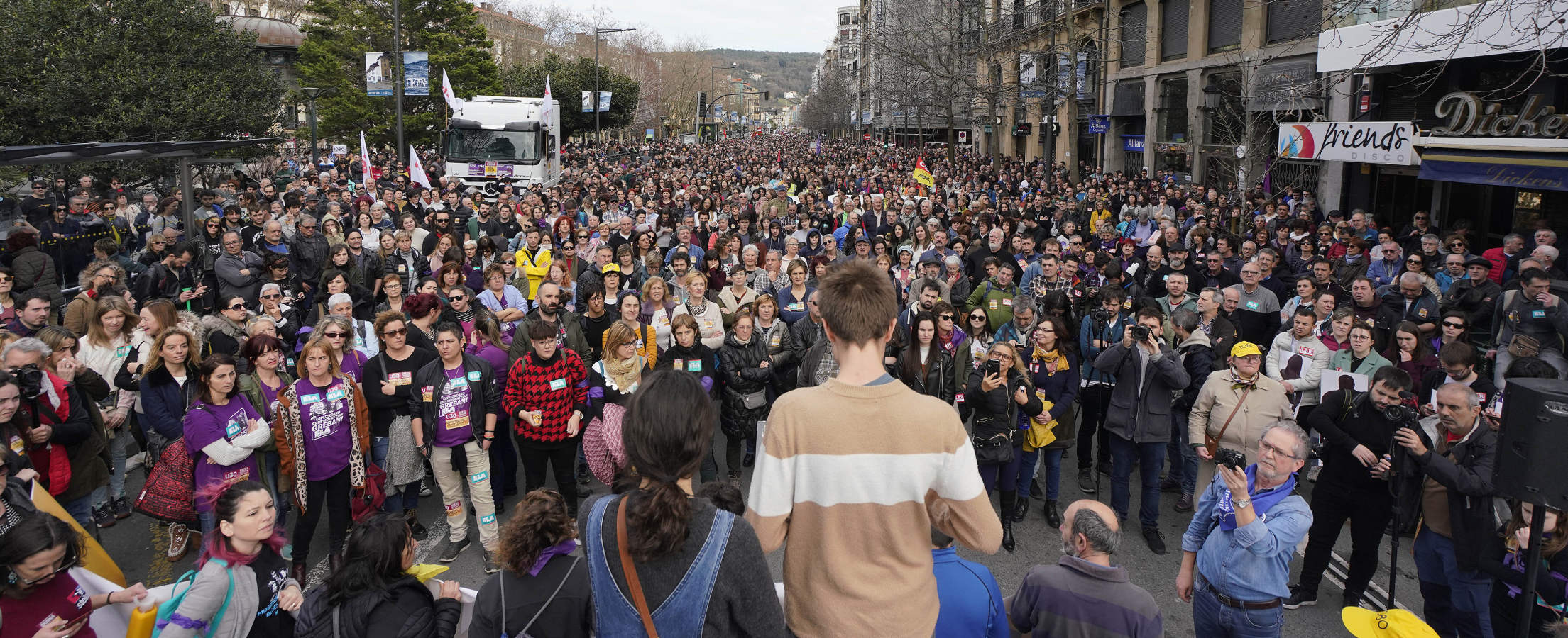 La incidencia de la huelga general del 30 de enero convocada por ELA y LAB ha tenido una incidencia dispar en Gipuzkoa.