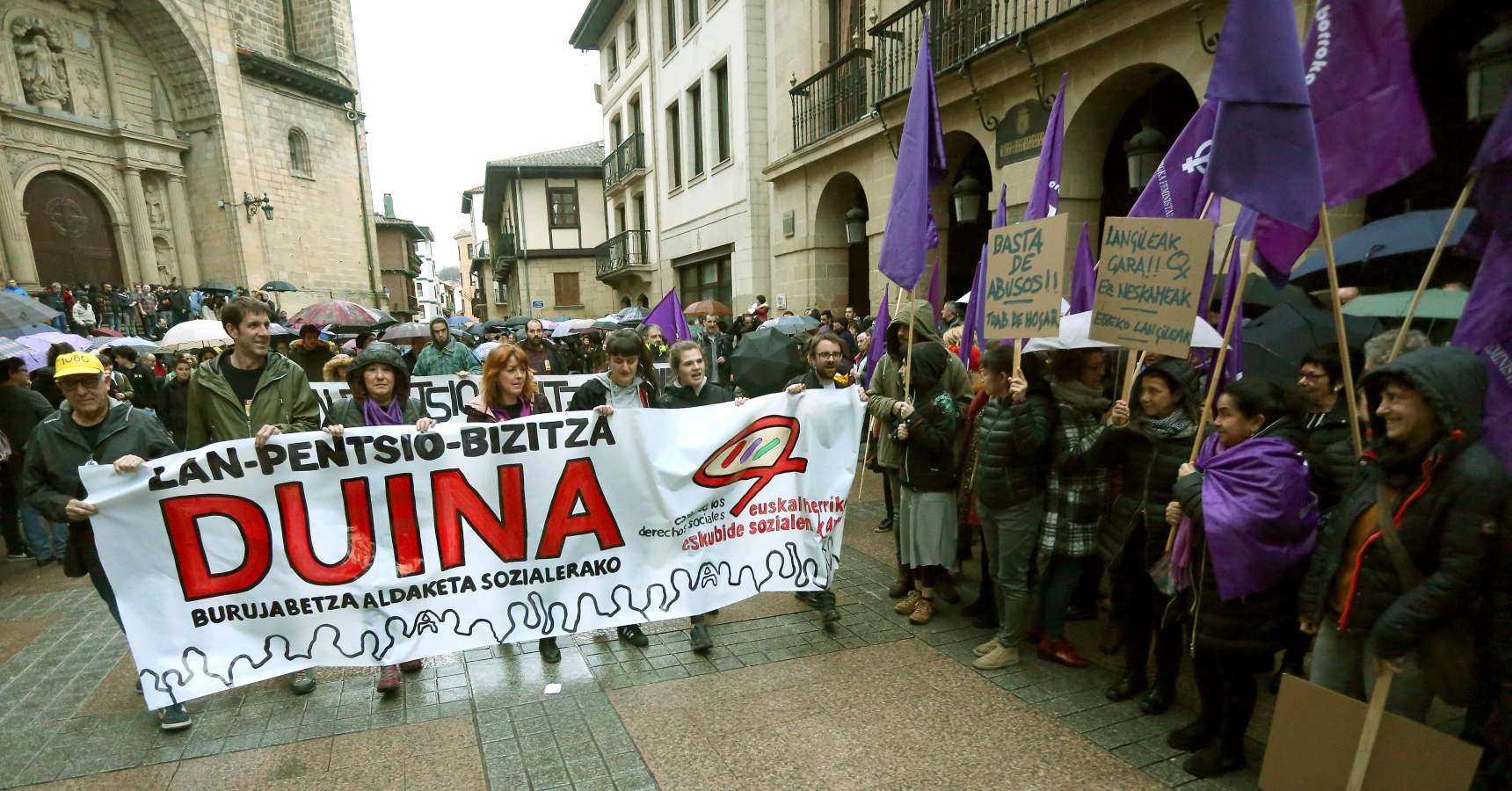 La incidencia de la huelga general del 30 de enero convocada por ELA y LAB ha tenido una incidencia dispar en Gipuzkoa.