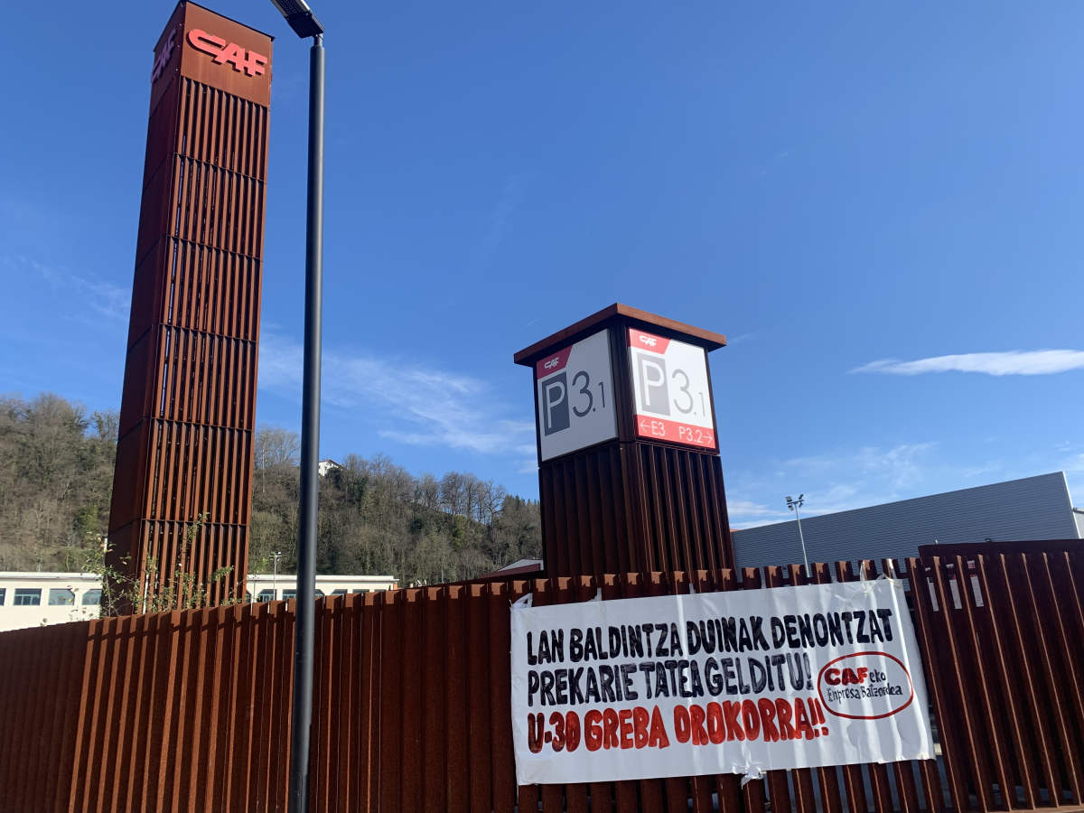 La incidencia de la huelga general del 30 de enero convocada por ELA y LAB ha tenido una incidencia dispar en Gipuzkoa.