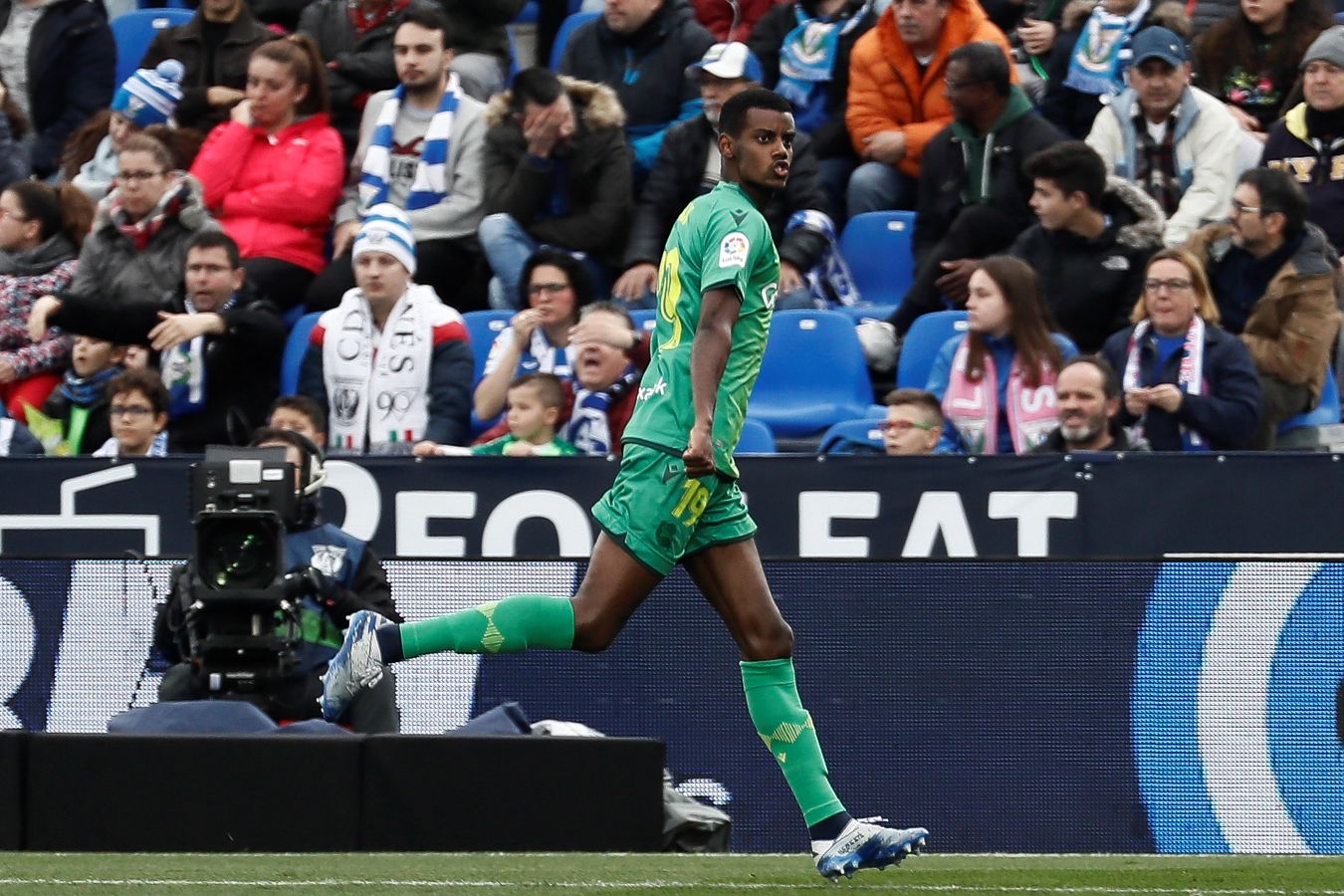 Isak ha adelantado a la Real en el minuto 20, pero Omeruo en el 48 ha empatado el partido para el Leganés.