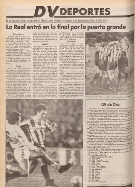 Imagen - Ficha y DV de Oro del encuentro.