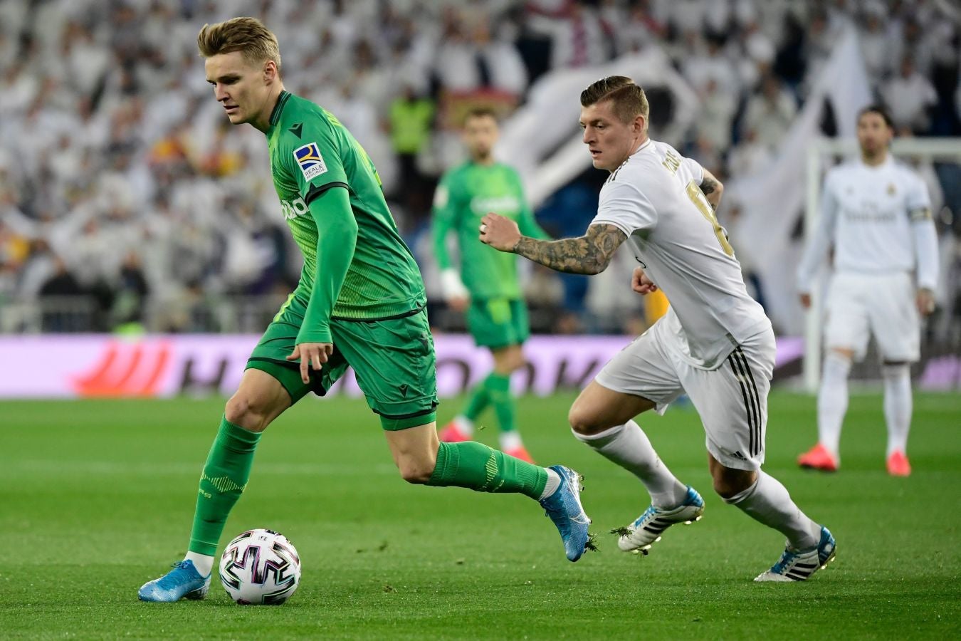 El Real Madrid y la Real Sociedad se enfrentan en los cuartos de final de la Copa del Rey en el Santiago Bernabéu