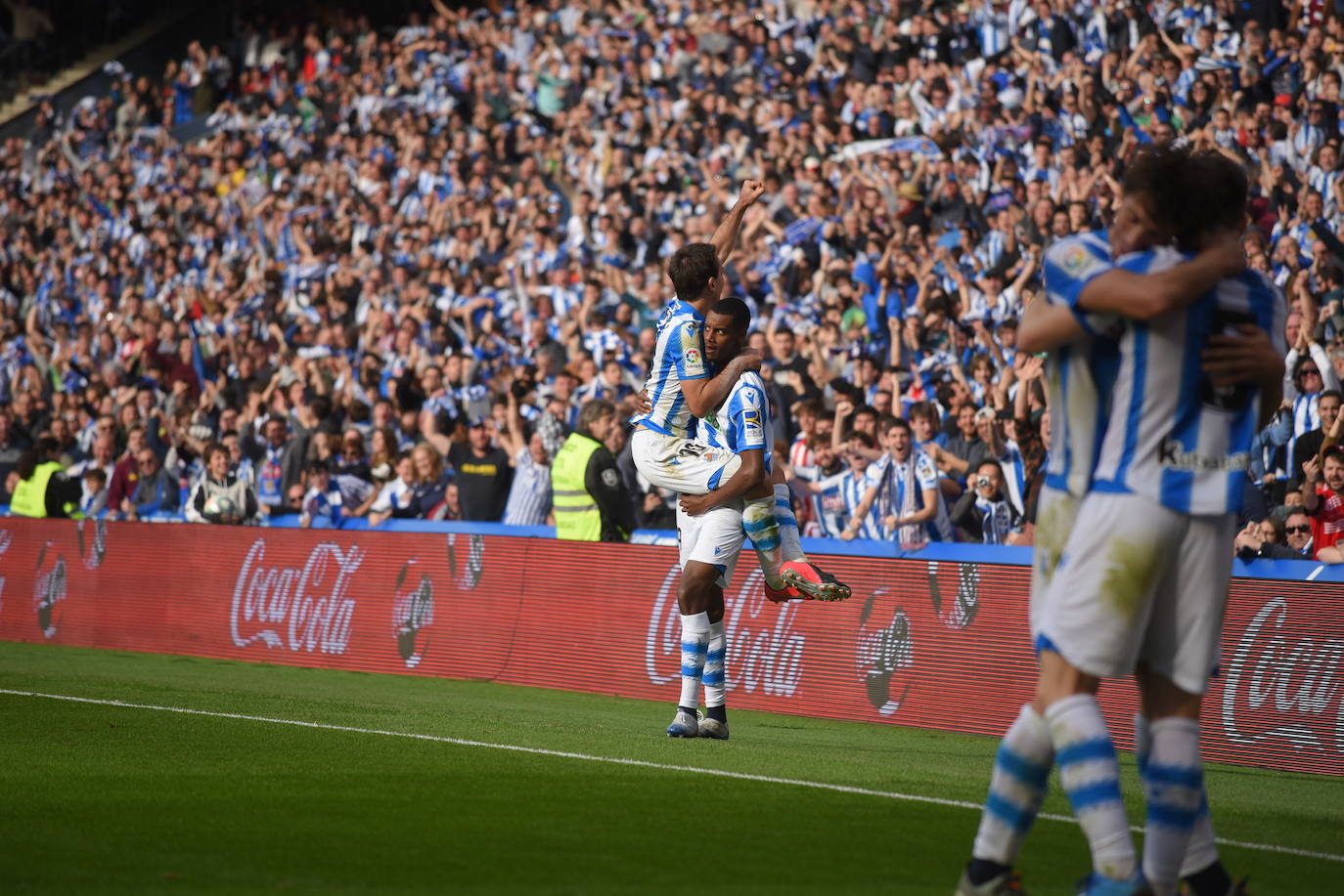 Las mejores imágenes del derbi en el Reale Arena.