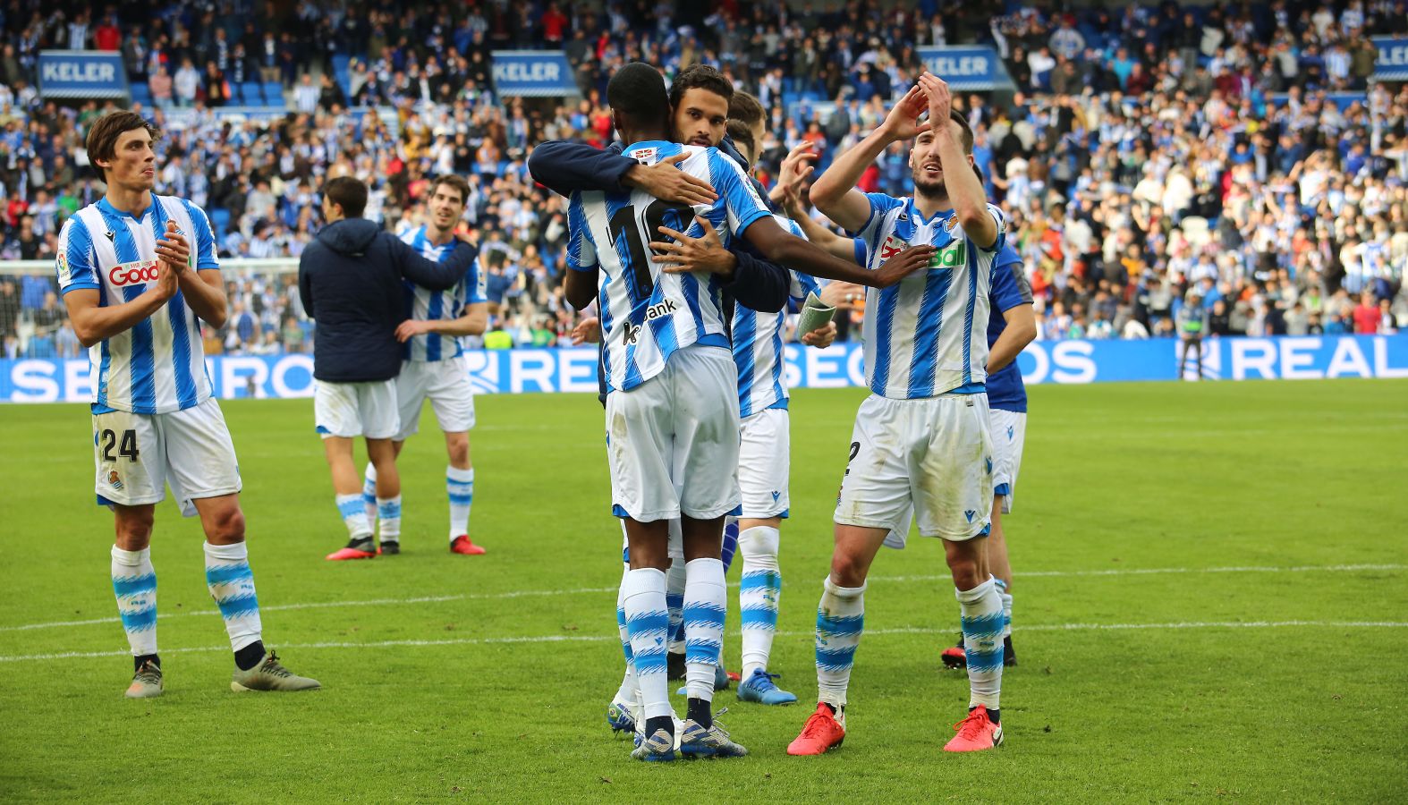 Las mejores imágenes del derbi en el Reale Arena.
