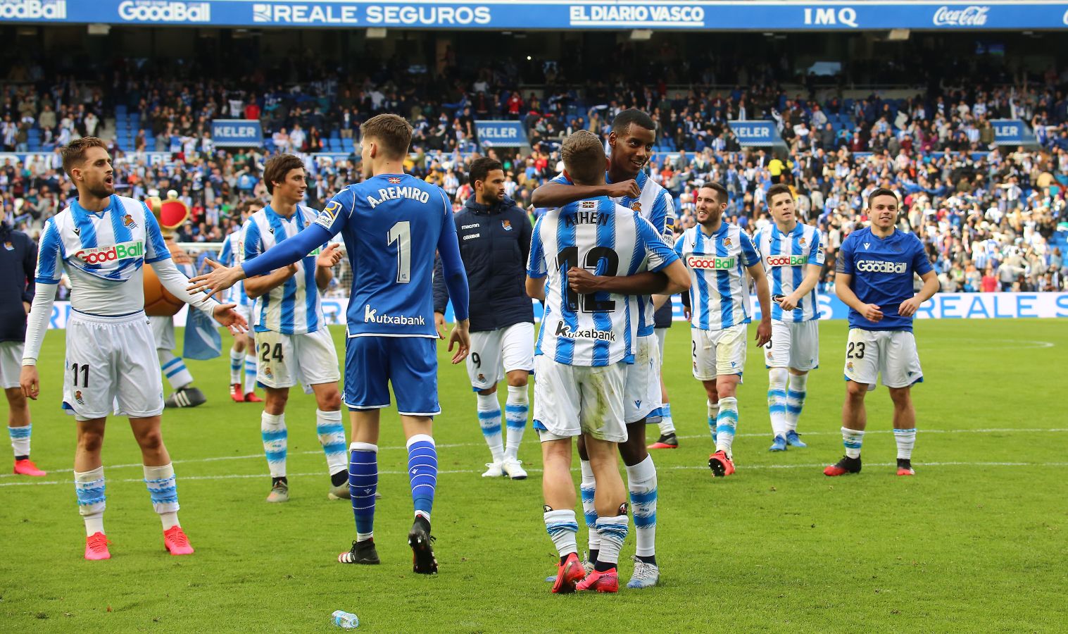 Las mejores imágenes del derbi en el Reale Arena.