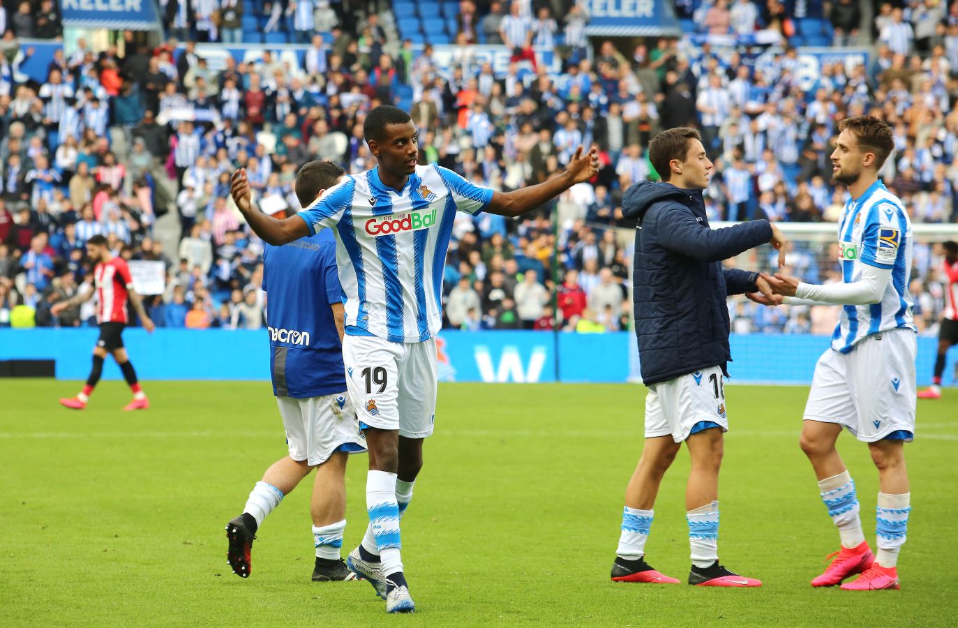 Las mejores imágenes del derbi en el Reale Arena.