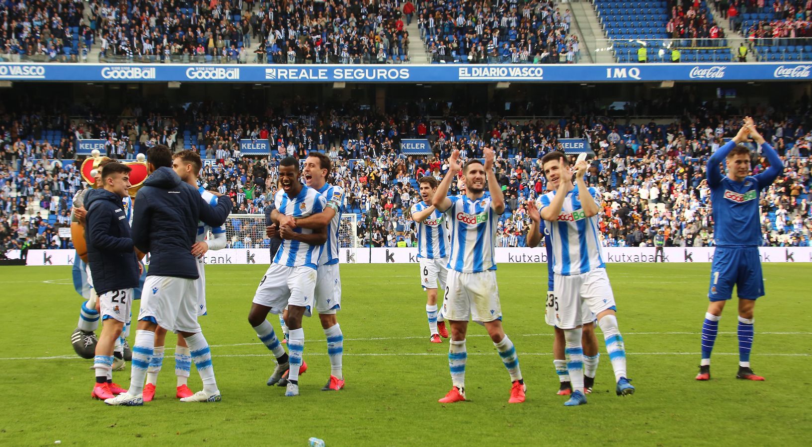Las mejores imágenes del derbi en el Reale Arena.
