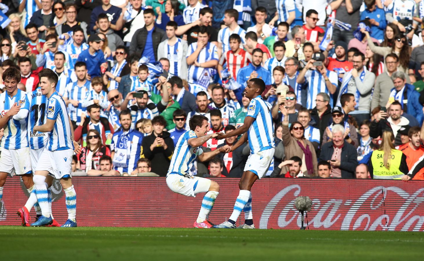 Las mejores imágenes del derbi en el Reale Arena.