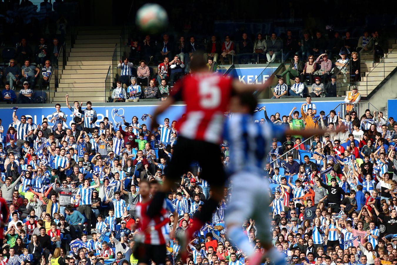 Las mejores imágenes del derbi en el Reale Arena.
