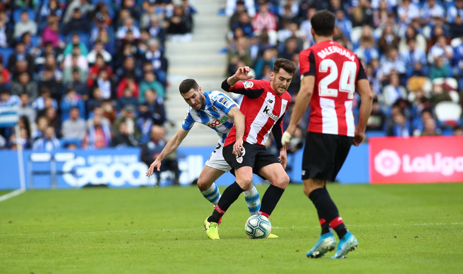 Las mejores imágenes del derbi en el Reale Arena.