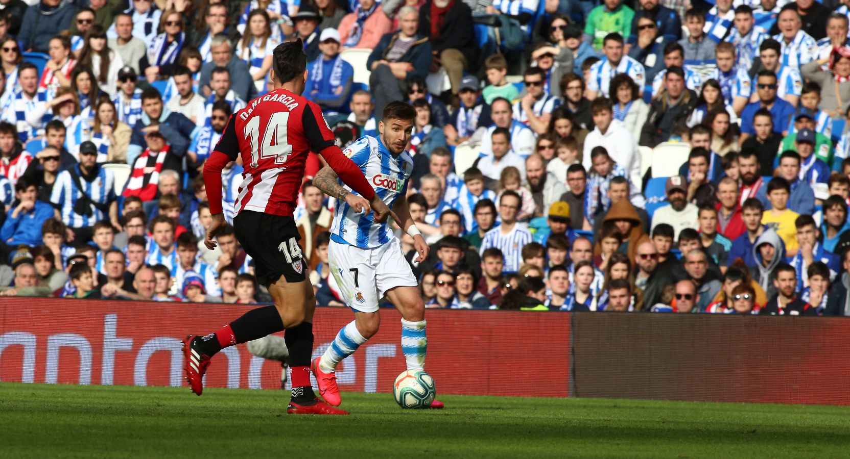 Las mejores imágenes del derbi en el Reale Arena.