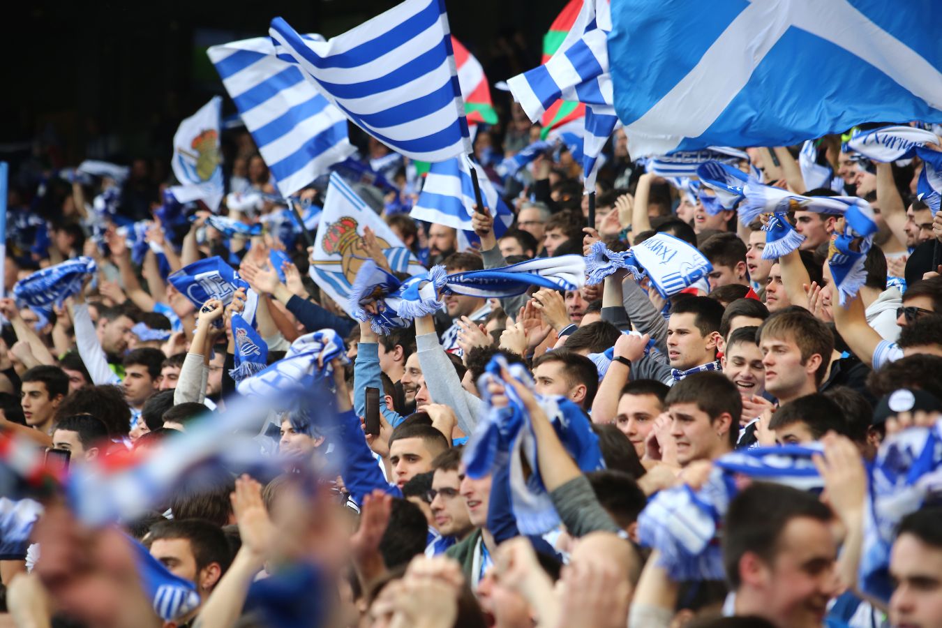 Las mejores imágenes del derbi en el Reale Arena.