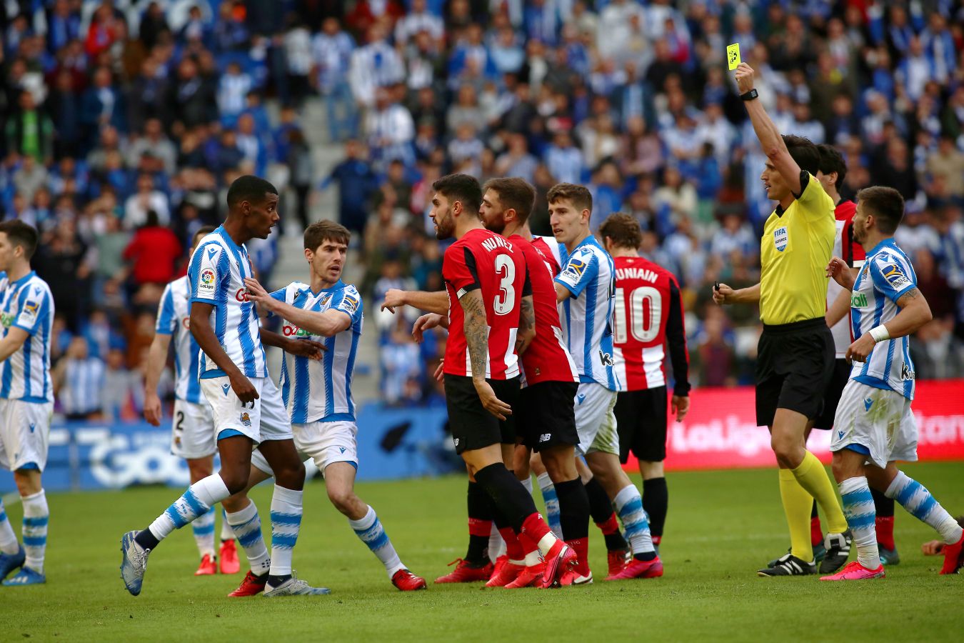 Las mejores imágenes del derbi en el Reale Arena.