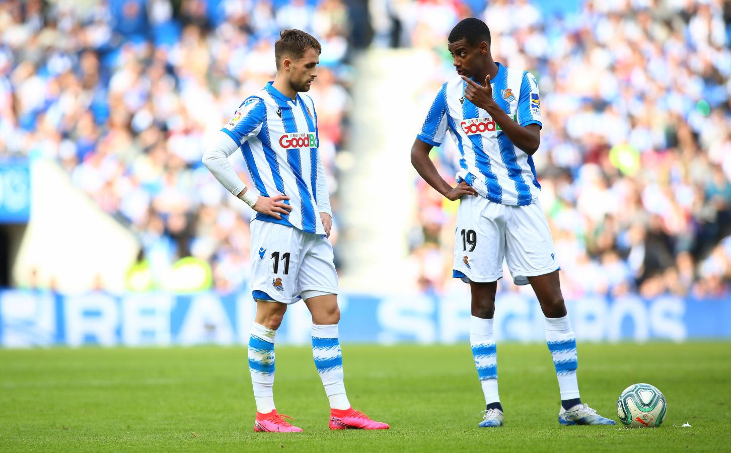 Las mejores imágenes del derbi en el Reale Arena.