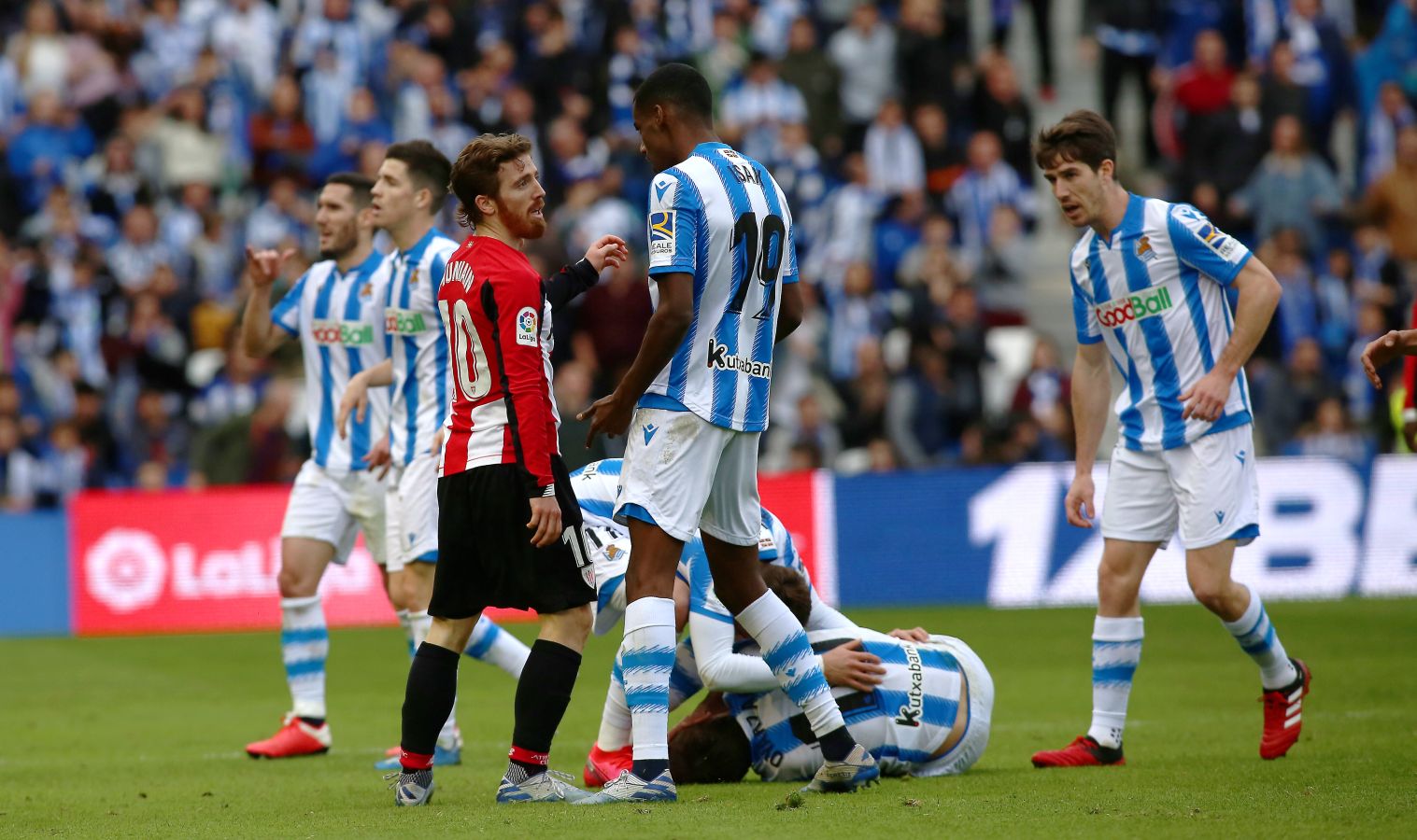 Las mejores imágenes del derbi en el Reale Arena.