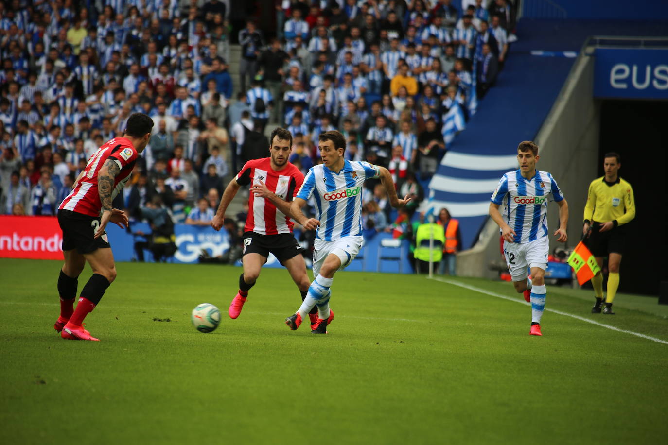Las mejores imágenes del derbi en el Reale Arena.