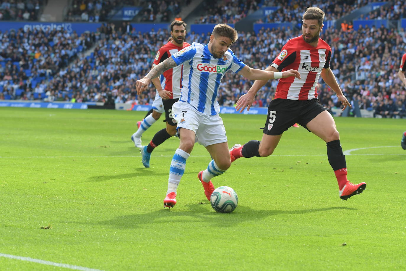 Las mejores imágenes del derbi en el Reale Arena.