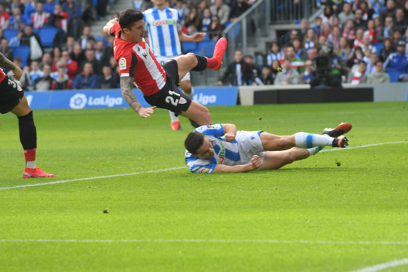 Las mejores imágenes del derbi en el Reale Arena.