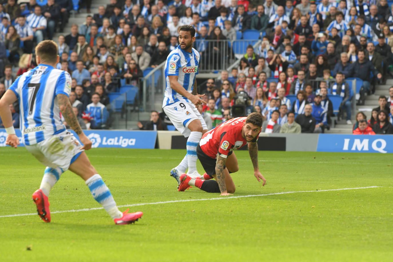 Las mejores imágenes del derbi en el Reale Arena.