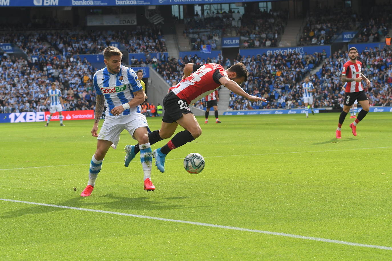 Las mejores imágenes del derbi en el Reale Arena.