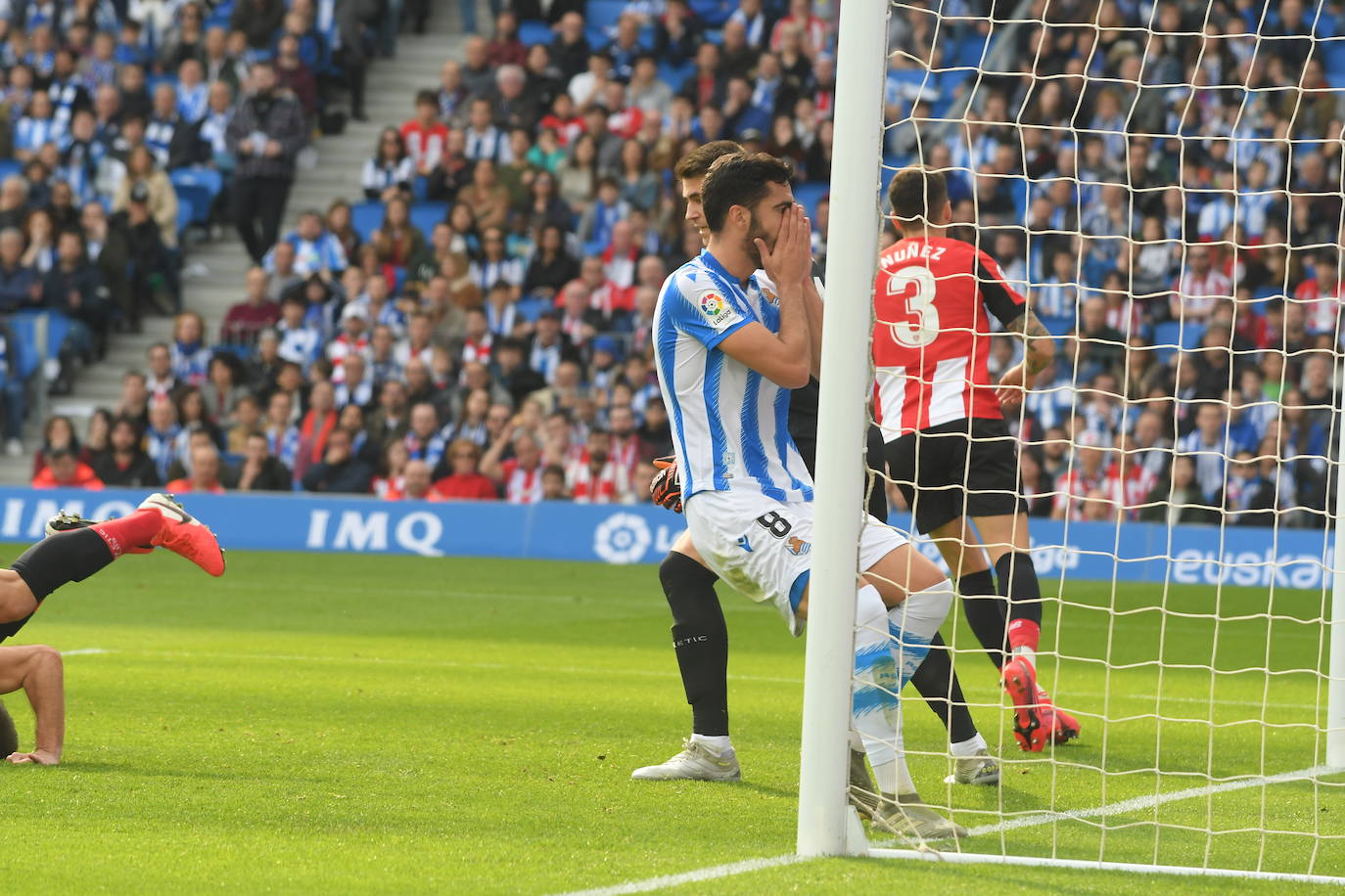 Las mejores imágenes del derbi en el Reale Arena.