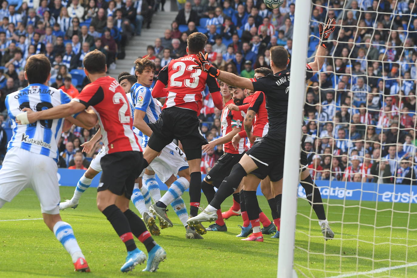 Las mejores imágenes del derbi en el Reale Arena.