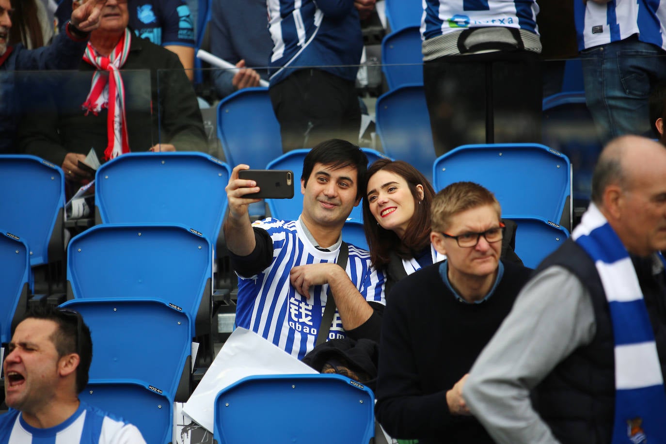 Las mejores imágenes del derbi en el Reale Arena.