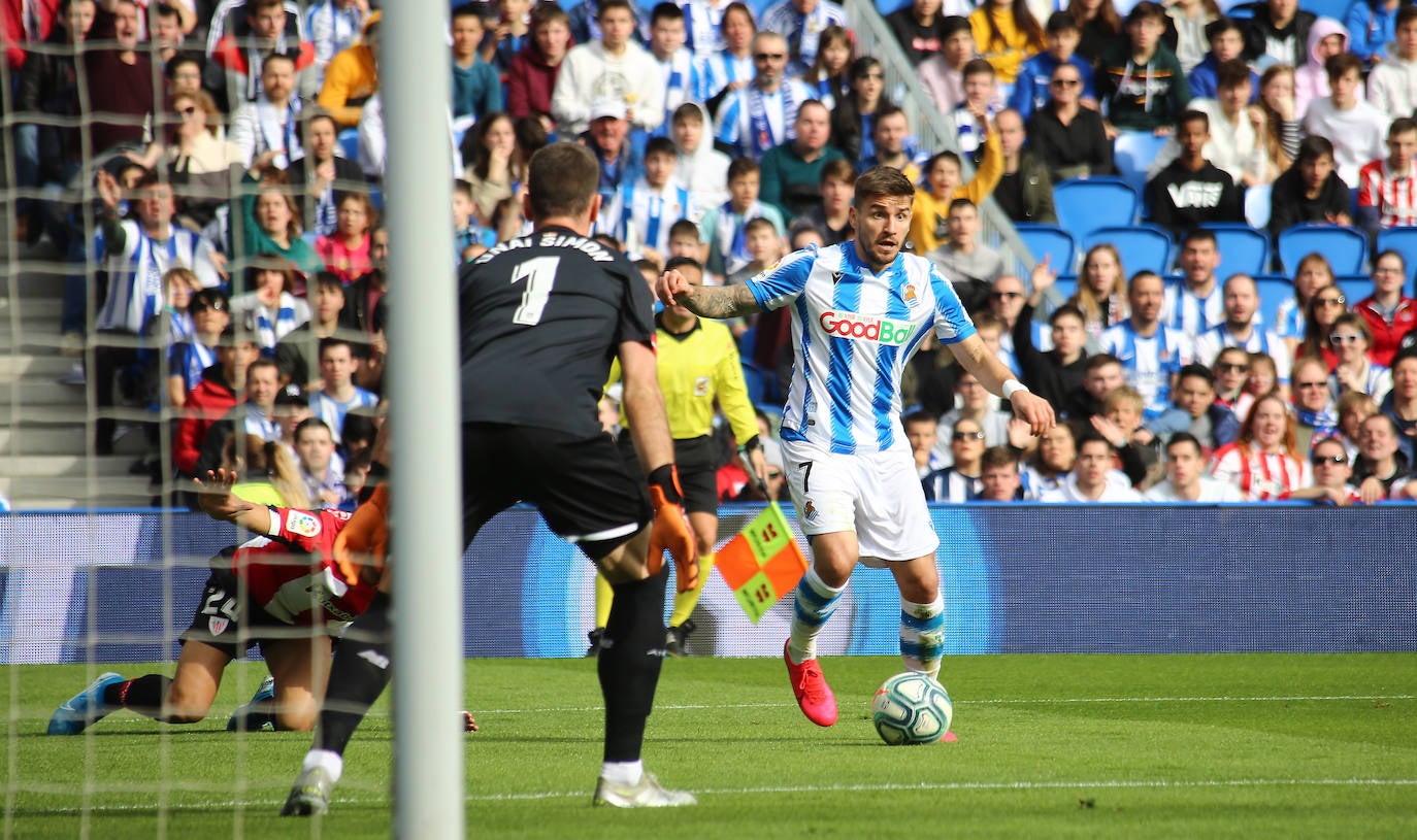 Las mejores imágenes del derbi en el Reale Arena.