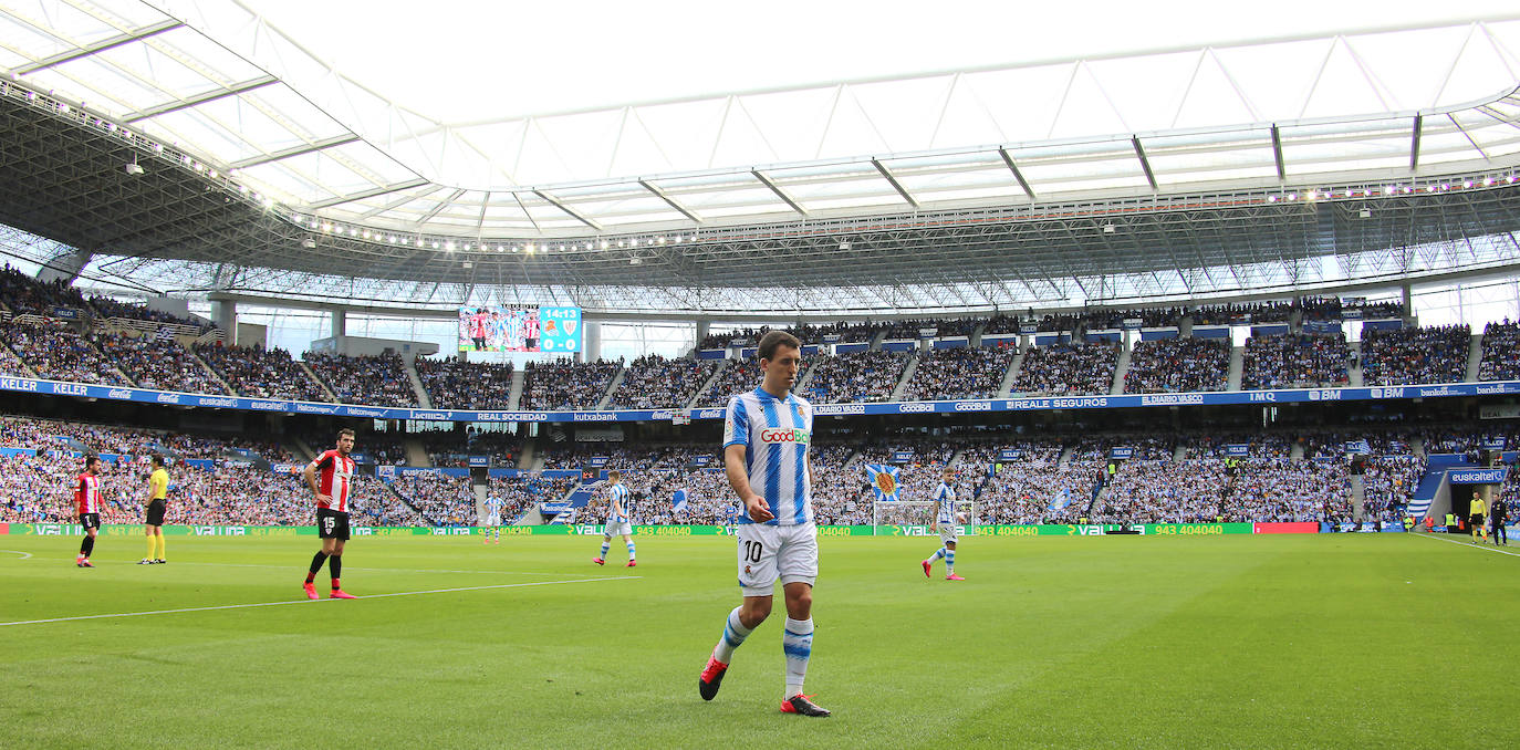 Las mejores imágenes del derbi en el Reale Arena.