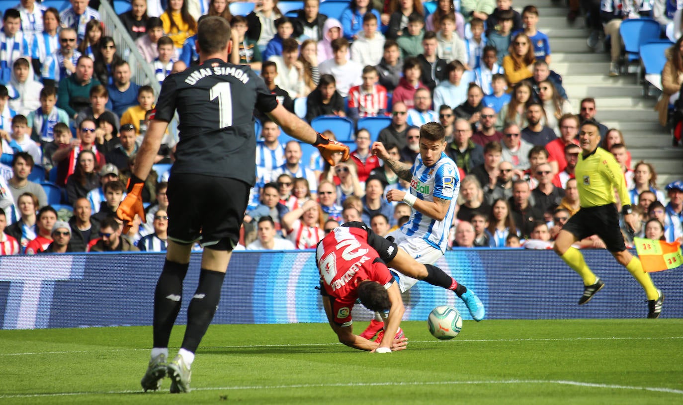 Las mejores imágenes del derbi en el Reale Arena.