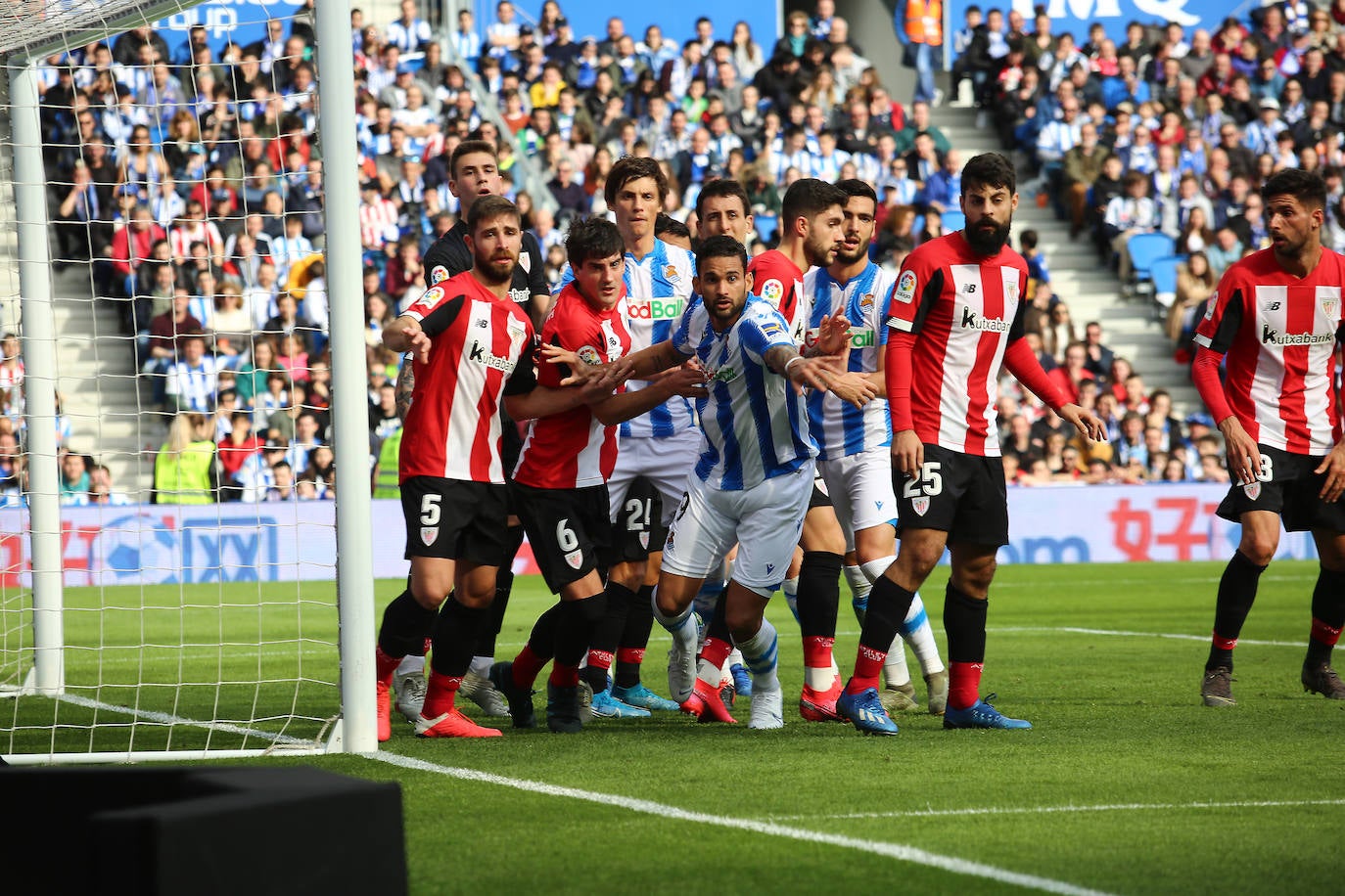 Las mejores imágenes del derbi en el Reale Arena.