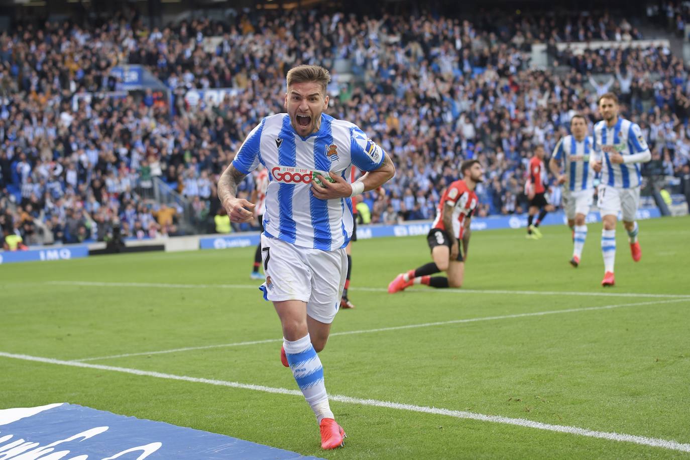 Las mejores imágenes del derbi en el Reale Arena.
