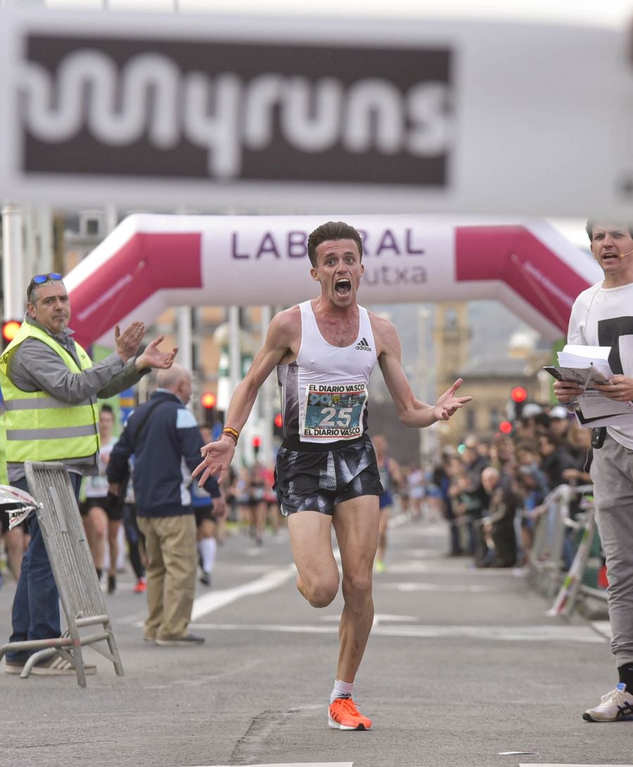 Carlos Mayo y Elena Loyo se han llavado la prueba en una carrera con mucha afición.