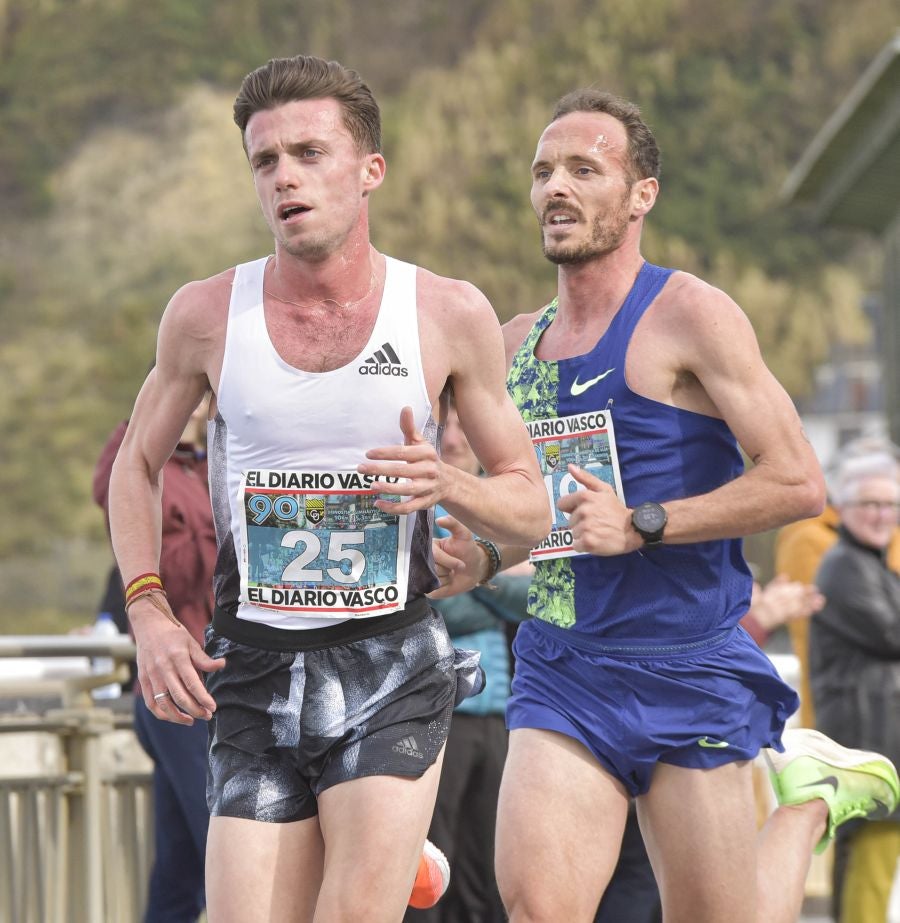 Carlos Mayo y Elena Loyo se han llavado la prueba en una carrera con mucha afición.