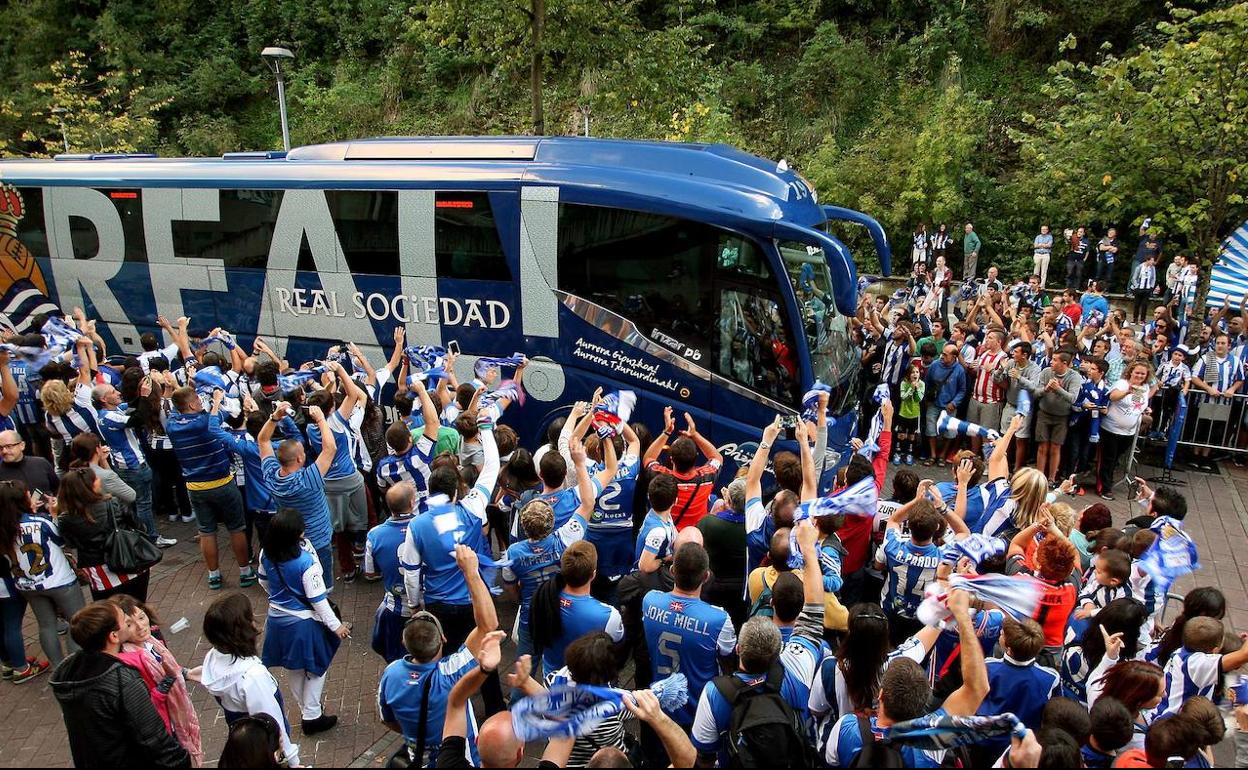 La Real convoca a la afición el jueves a las 19.00