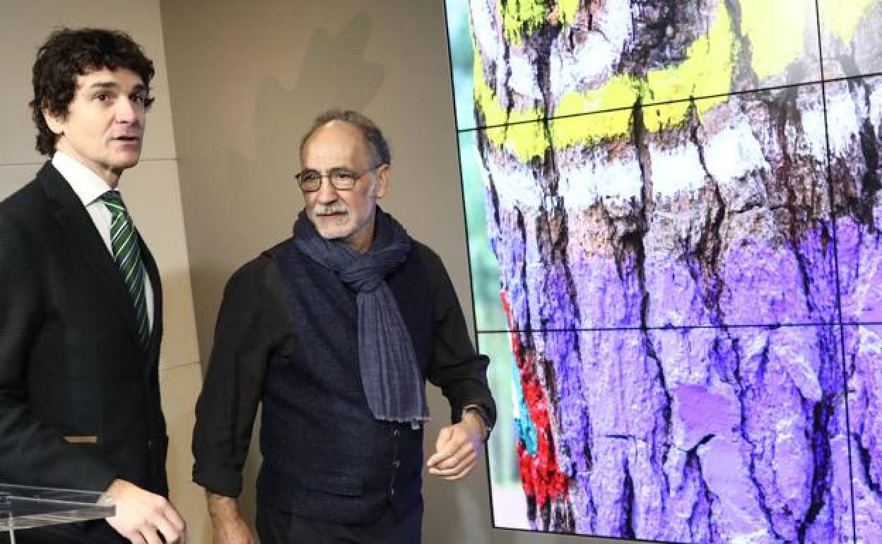 Unai Rementeria y Jose Ibarrola hablan sobre el futuro del bosque de Oma