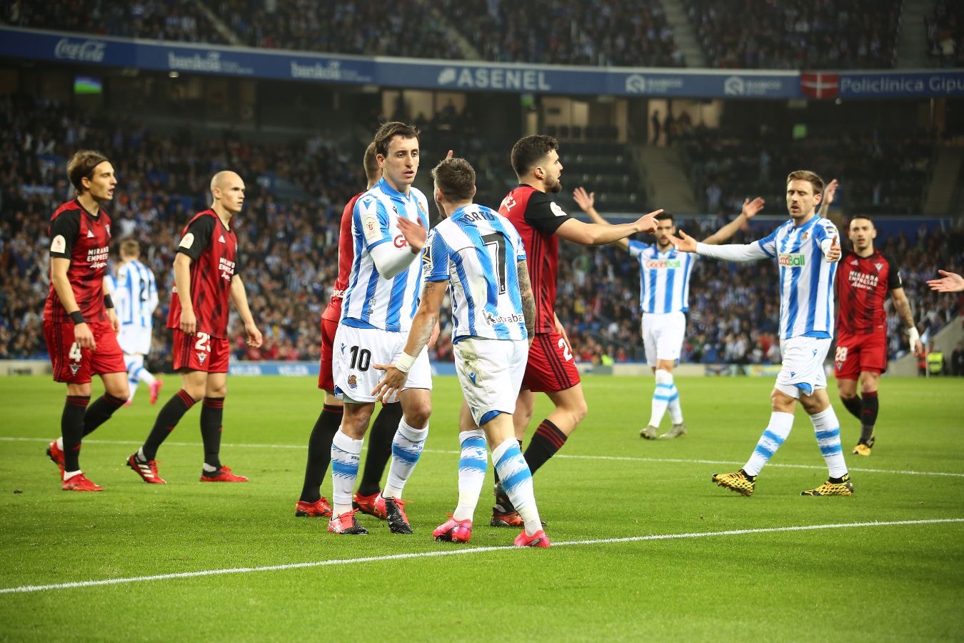 Fotos del Real Sociedad - Mirandés de semifinales de Copa