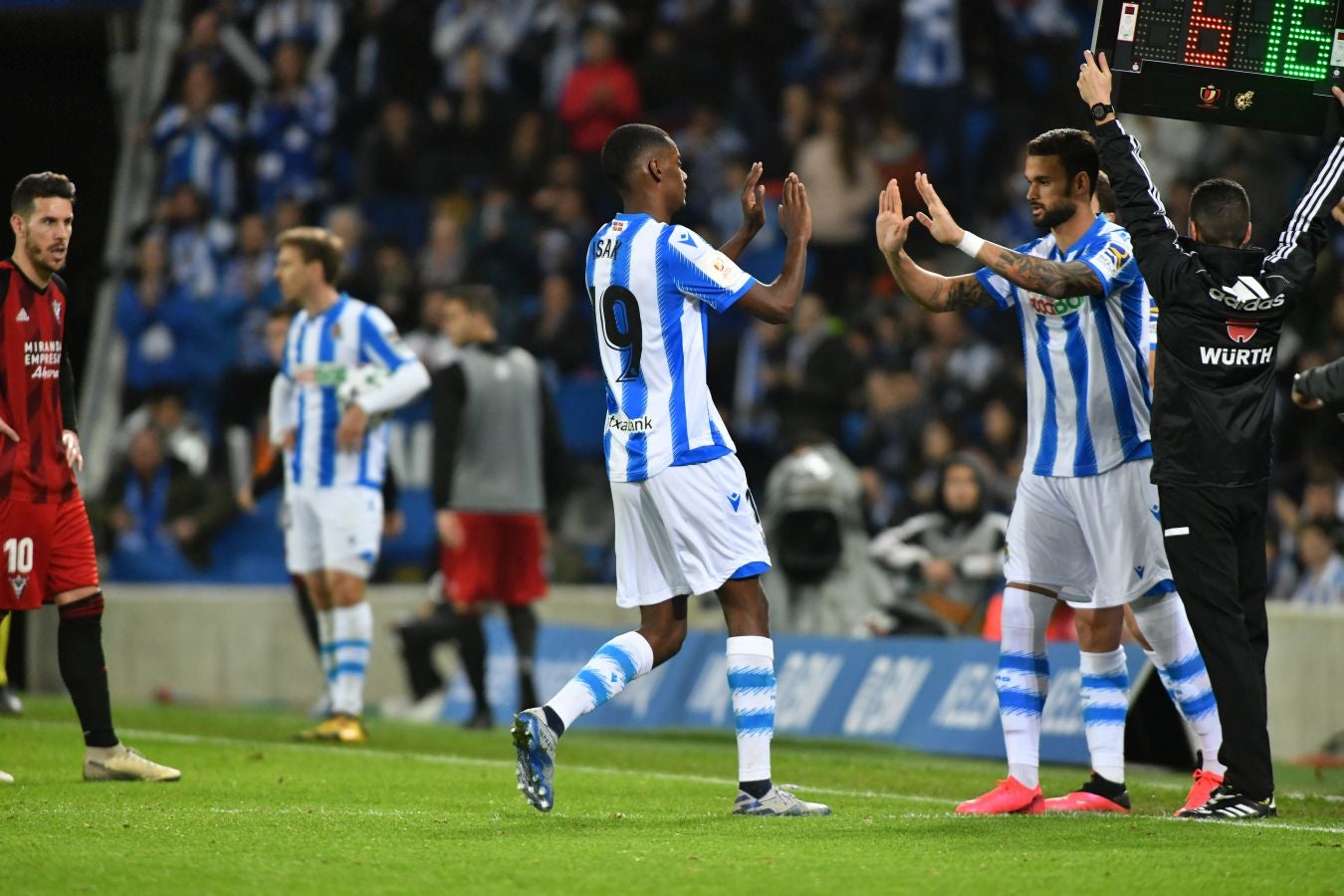 Fotos del Real Sociedad - Mirandés de semifinales de Copa