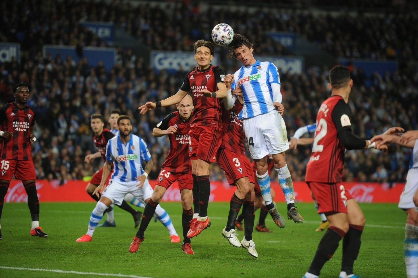 Fotos del Real Sociedad - Mirandés de semifinales de Copa